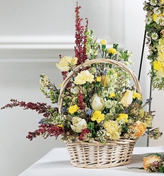 Deepest Sympathy Arrangement from Visser's Florist and Greenhouses in Anaheim, CA